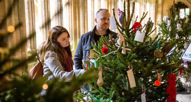 Lacock at Christmas credit National Trust James Dobson